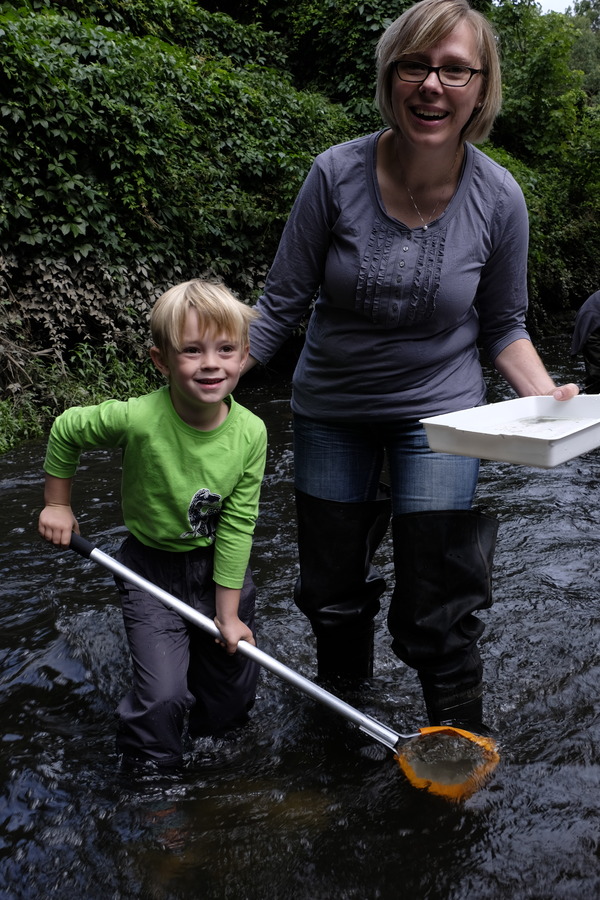 River Dipping - an interesting catch